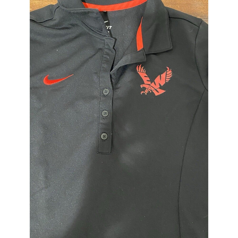 Womens dry fit Nike Polo Golf with Eagle Athletic Sporty Tennis shirt - Picture 5 of 9